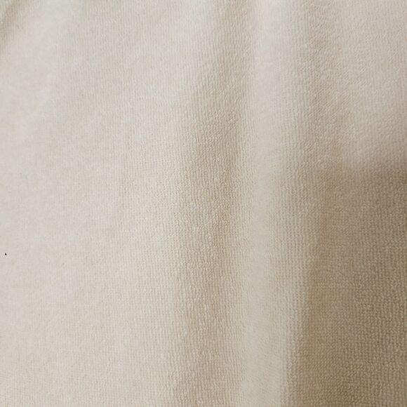 Juicy Couture Size XL Cream Terry Cloth Drawstring Elastic Waistband Joggers - Picture 7 of 7